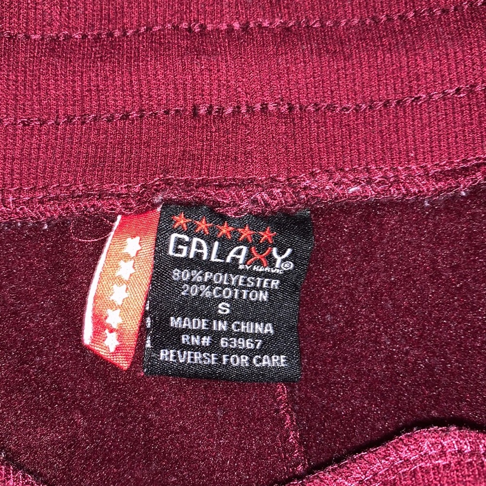 Burgundy Joggers - Picture 3 of 3